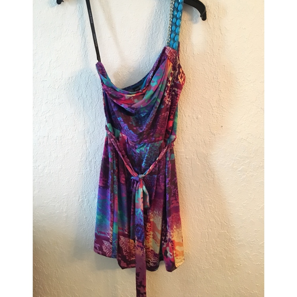 Bisou Bisou One-Shouldered Dress